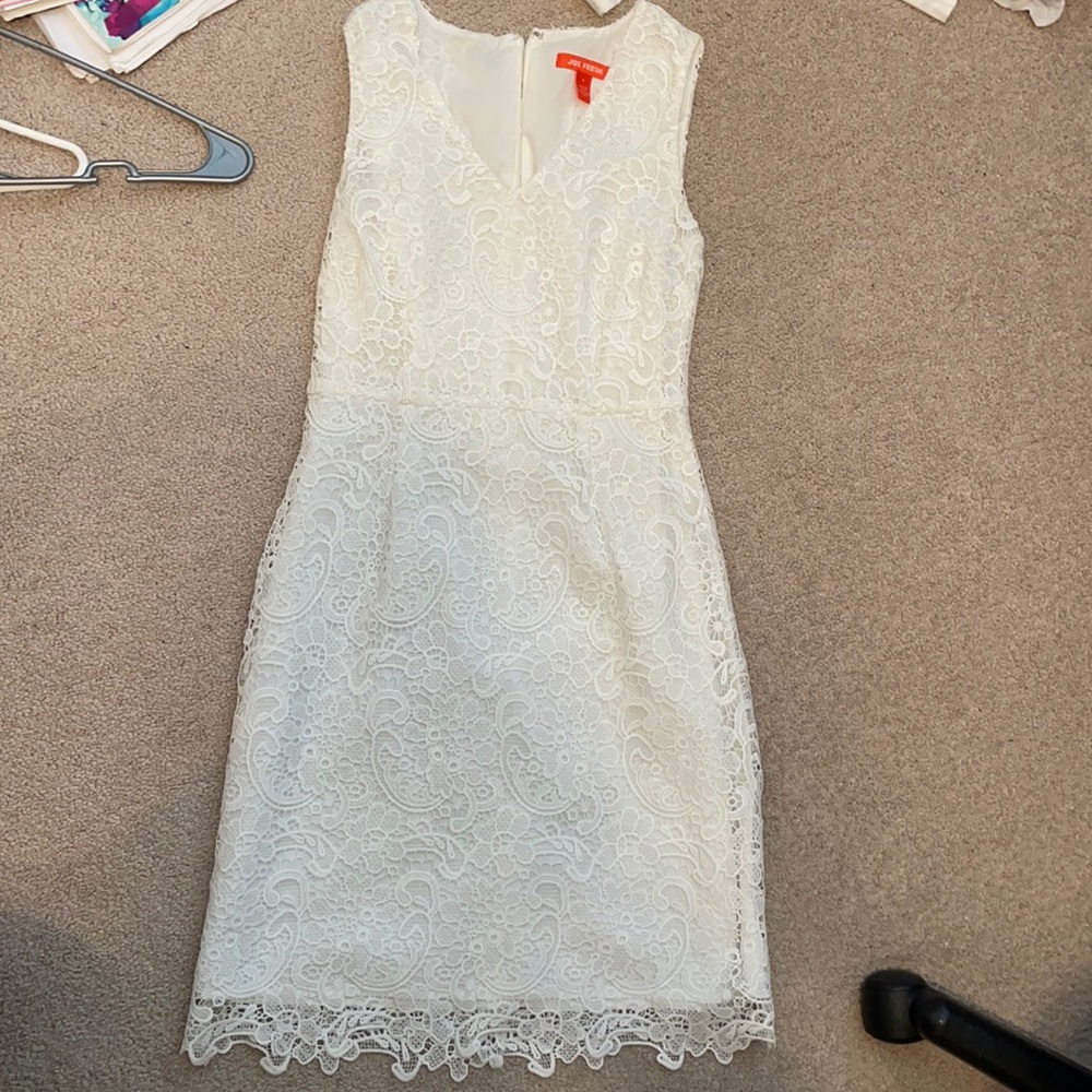 White lace dress